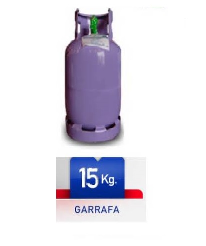 garrafa de 15 kilos